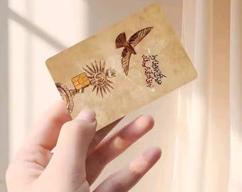 Islamic Credit Card Protector Sticker – Imam Ali Shrine Design with Arabic Calligraphy – Shia Card Cover Muslim Gift