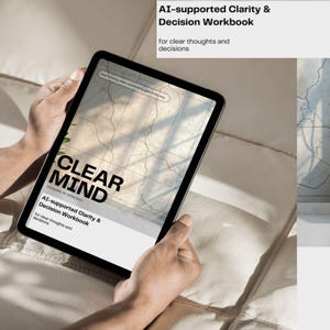 Clear Mind AI Clarity Workbook PDF Overthinking Decision Making Mental Focus Exercises
