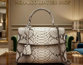 Borsa a mano Meharco con texture, borsa a tracolla strutturata