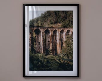Nine Arch Bridge Print, Sri Lanka Landscape Photography, Travel Wall Art