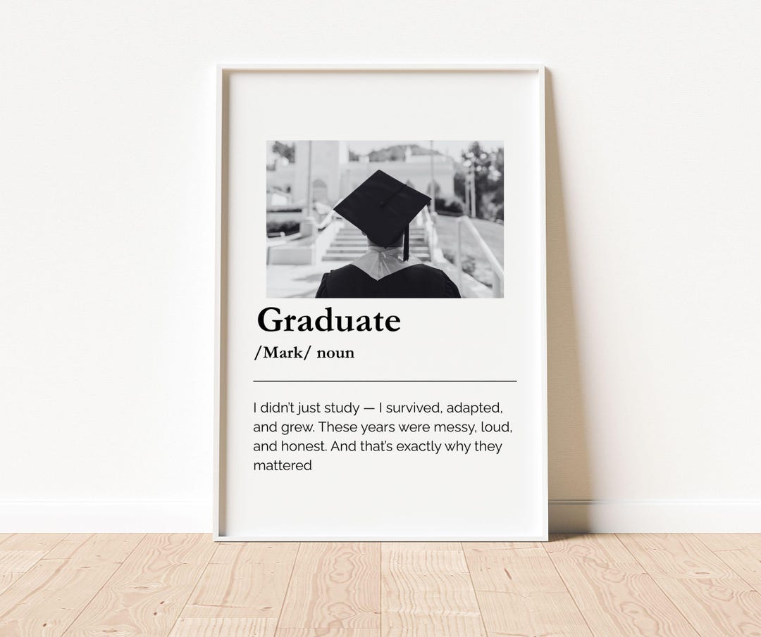 Graduate Definition Print | Custom Graduate Gift | Graduate Definition ...