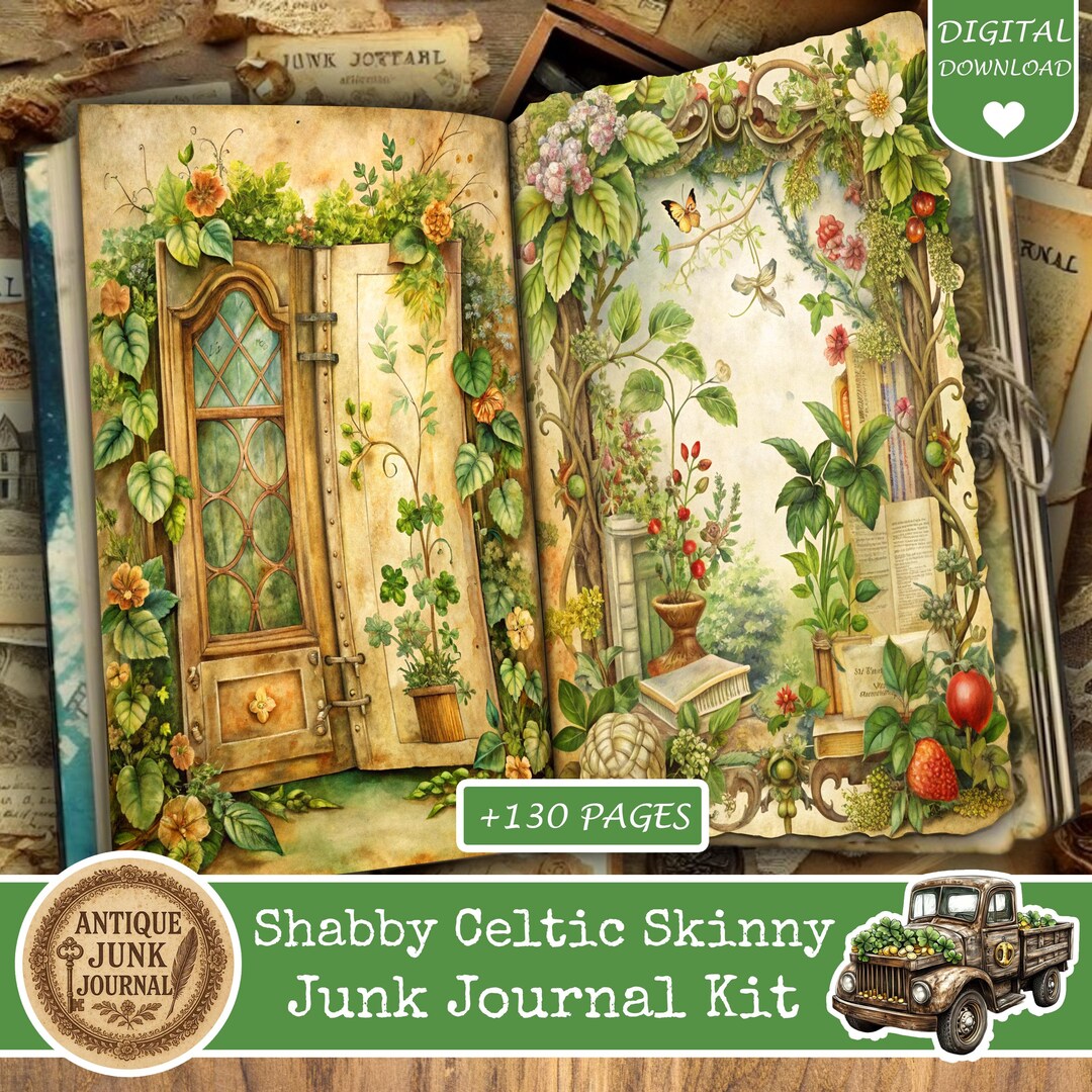 Shabby Chic Junk Journal Digitals, Shabby Chic Junk Journal Kits ...