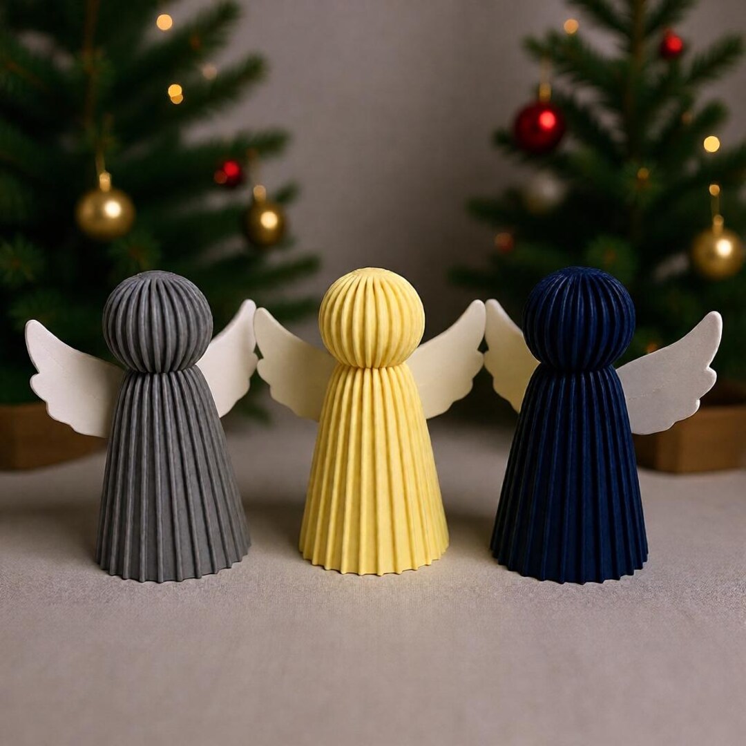 Minimalist Angel STL File | 3D Printable Angel File | Christmas ...