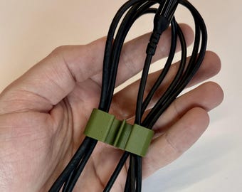 Cable Organizer 2-Pack – Compact Cable Holder for Travel & Home | Perfect Cable Storage | 3D Printed Cable Holder
