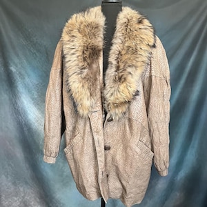 Marvin Richards Leather Coat - Etsy