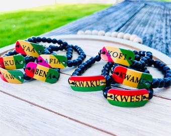 Authentieke Ghana Afrika kralen armbanden voor dames en heren, Ghana kralen, Afrika Ghana kralen armbanden, uniseks kralenarmband, KERSTCADEAU!