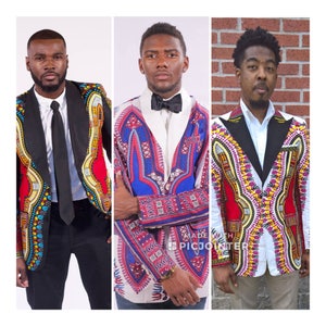 African Clothing Ankara Men Blazer African Print Jacket Men - Etsy