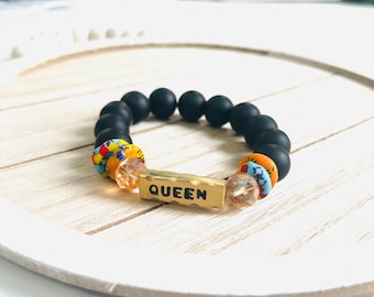 Authentieke aangepaste Ghana Afrika kralen armbanden, Ghana kralen, Afrika Ghana kralen armbanden, uniseks kralenarmband, Made in Ghana kralen.