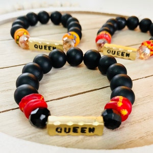 Authentic Ghana Africa Beads Bracelets, Ghana Beads, Africa Ghana bead Bracelets, Unisex beads Bracelet, Made in Ghana beads, For Women image 1