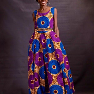 The Podot~Quistt Elegant Dress; African Dresses for women; African clothing for women; African Clothing; African Maxi skirts; ankara dress