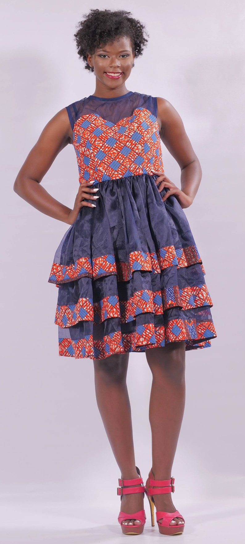 Quistt Elegant Dress; African Prom Dress; ankara; African dresses for women; African clothing for women; Ankara; African