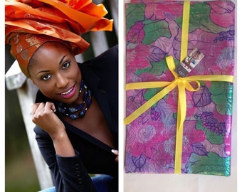 Multi-Coloured Nigerian Gele, Headwrap, Colored Head Wrap, Plain Coloured scarf, Colored African Headtie, wedding Gele, Gele, Gele head wrap