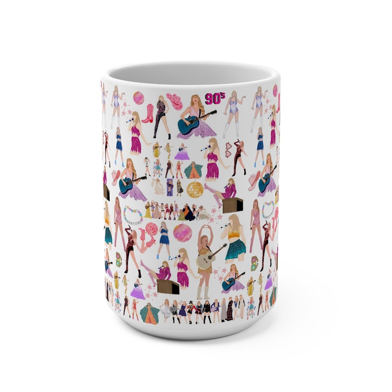 Whimsical Swiftey Mug, Gift for Friends, Birthday, Coffee Lover, Collector's Item, Pop Culture Decor image 2