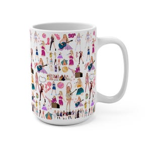 Whimsical Swiftey Mug, Gift for Friends, Birthday, Coffee Lover, Collector's Item, Pop Culture Decor image 3