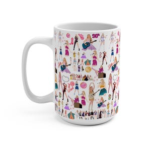 Whimsical Swiftey Mug, Gift for Friends, Birthday, Coffee Lover, Collector's Item, Pop Culture Decor image 4