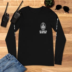 Camiseta de manga larga unisex Metro Unit - Número de placa de Tim Bradford