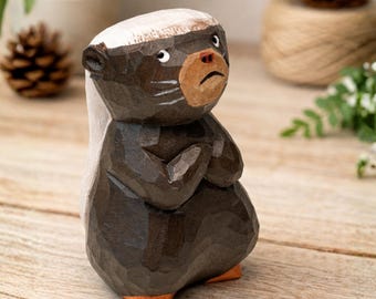 Honey Badger Figurine: Animal Totem, African Decor - Etsy