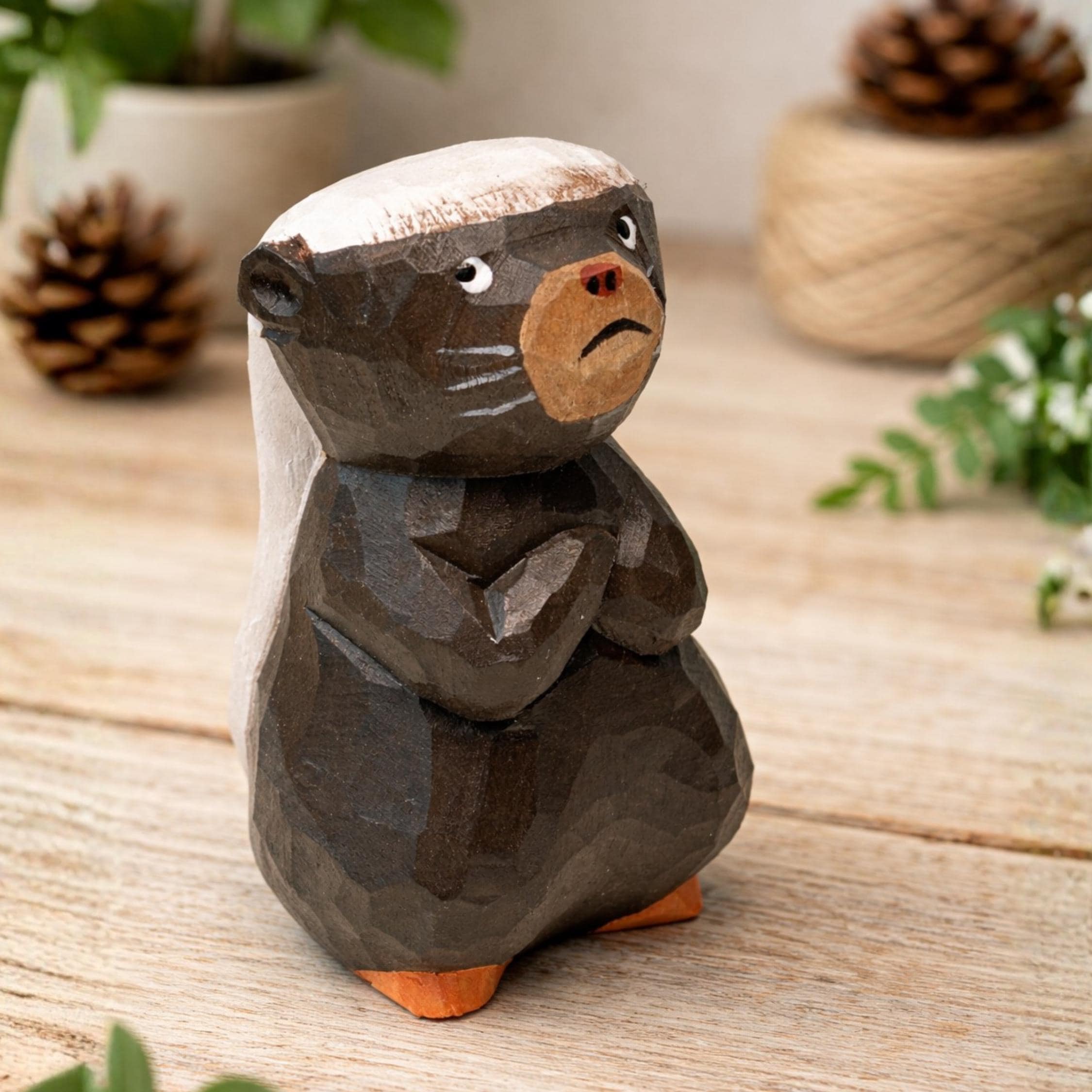Figura MOJO Maschio Di Honey Badger (Ratel) – Fauna Selvatica, Dipinta A Mano, Realistica, Collezionabile