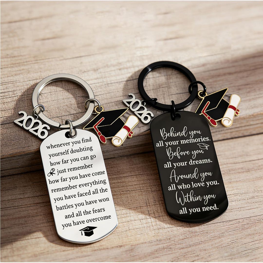 Graduation Keychain, Custom 2026 Graduation Keyring, Graduation ...