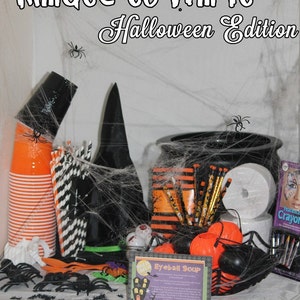 Minute To Win It Halloween Edition PRINTABLE Family Game Night Classroom Halloween Party INSTANT DOWNLOAD image 3