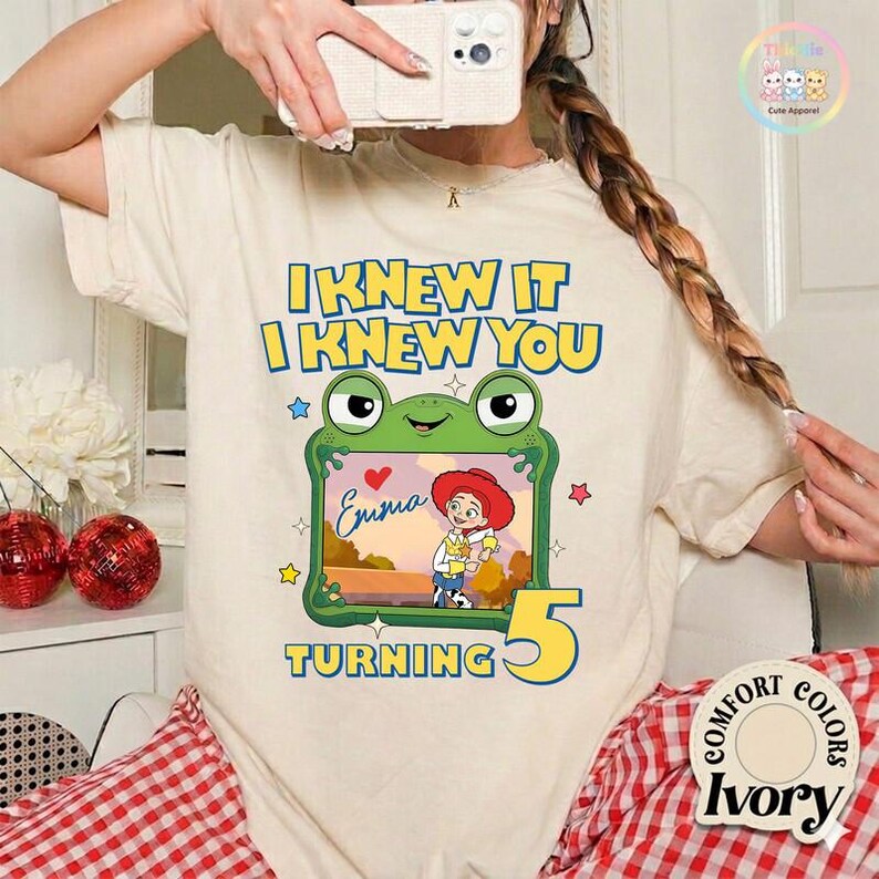 Personalized Toy Story 5 Birthday Shirt, I Knew It I Knew You Tee, Long Live TS Toy Story, You've Got a Friend in Me, Disneyland Birthday image 2