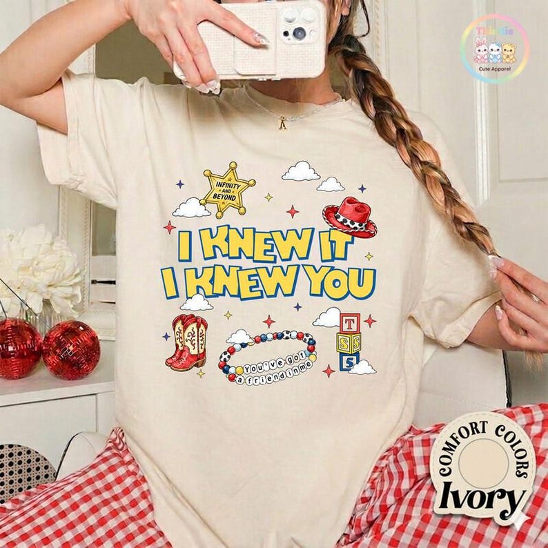 Camiseta Disneyland Pixar Toy Story 5 "Eu Sabia! Eu Sabia Que Você Era", Camiseta Infantil e Camiseta Toy Story 5, Camiseta de Aniversário Toy Story 5, Toy Story: Estamos Completando 5 Anos imagem 2