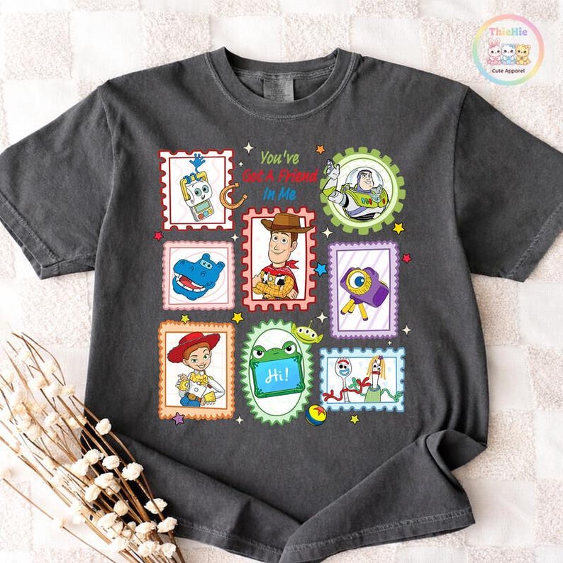 Comfort Colors Toy Story 5 Shirt, I Knew It I Knew You Shirt, TS and Toy Story 5 Shirt, Woody Buzz Lightyear Shirt, You've Got a Friend Tee image 4