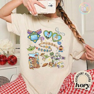 Comfort Colors I Knew It I Knew You Shirt, Disneyland Pixar TS Toy Story 5 Shirt, Toy Story Woody Buzz Lightyear Tee, Toy Story 5 Shirt image 2