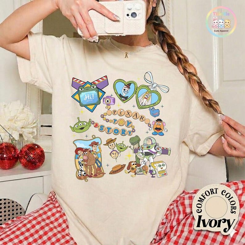 Comfort Colors I Knew It I Knew You Shirt, Disneyland Pixar TS Toy Story 5 Shirt, Toy Story Woody Buzz Lightyear Tee, Toy Story 5 Shirt image 2