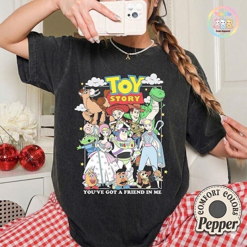 Comfort Colors Toy Story 5 Tee, I Knew It I Knew You Shirt, Long Live TS Shirt, You've Got a Friend in Me Tee, Toy Story 5 Shirt image 1