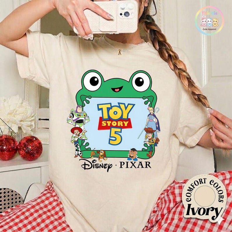 Comfort Colors I Knew It I Knew You Shirt, Disneyland Pixar TS Toy Story 5 Shirt, Toy Story Woody Buzz Lightyear Tee, Toy Story 5 Shirt image 2