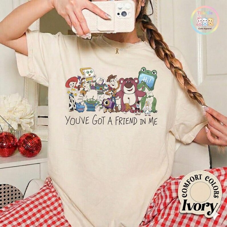 Toy Story 5 Comfort Colors Shirt, I Knew It I Knew You Shirt, TS Toy Story 5 Tee, Comfort Colors You've Got a Friend in Me Shirt image 2