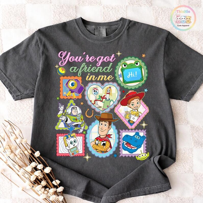 Toy Story 5 Shirt, I Knew It I Knew You Shirt, TS and Toy Story 5 Friendship Shirt, Comfort Colors You've Got a Friend in Me Toy Story 5 Tee image 4