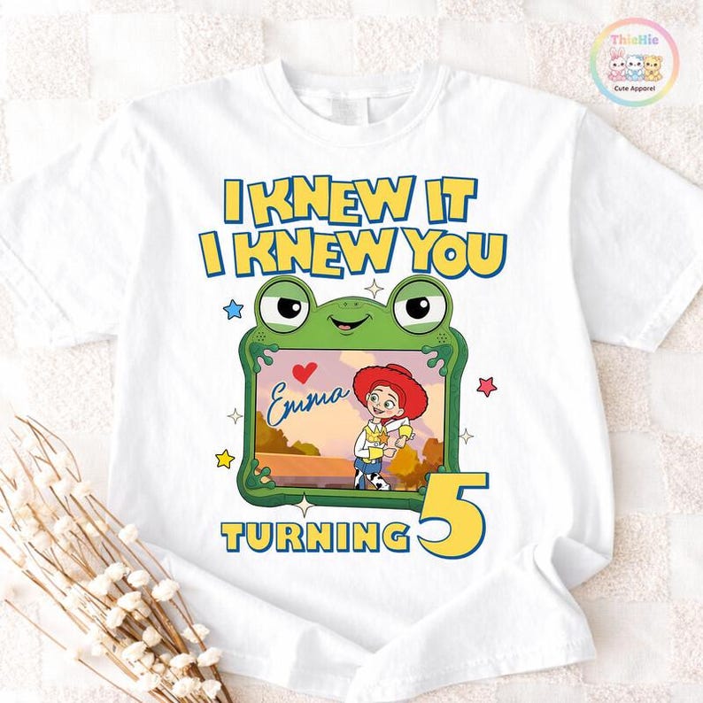 Personalized Toy Story 5 Birthday Shirt, I Knew It I Knew You Tee, Long Live TS Toy Story, You've Got a Friend in Me, Disneyland Birthday image 4