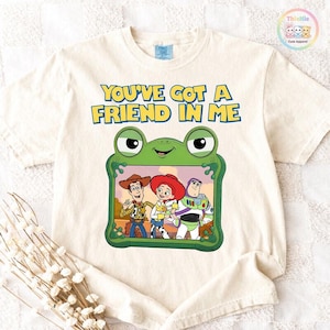 Comfortkleuren Toy Story 5-shirt, I Knew It I Knew You-shirt, lang leve TS-shirt, You've Got a Friend in Me-T-shirt, Toy Story 5-shirt afbeelding 1