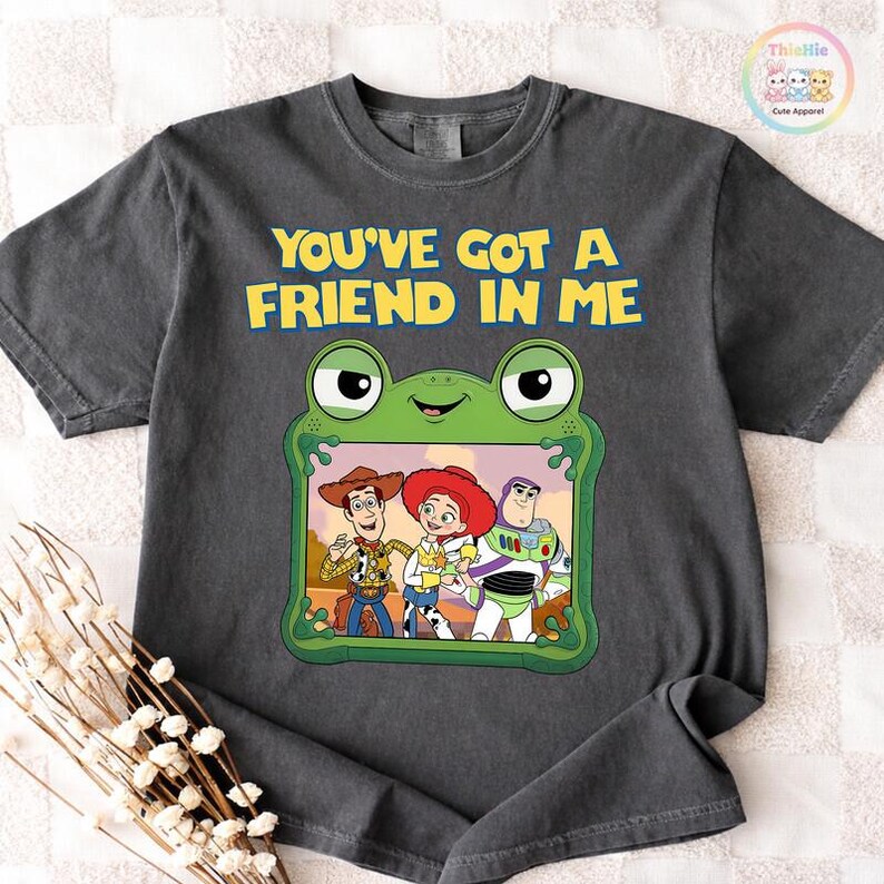 Comfortkleuren Toy Story 5-shirt, I Knew It I Knew You-shirt, lang leve TS-shirt, You've Got a Friend in Me-T-shirt, Toy Story 5-shirt afbeelding 4