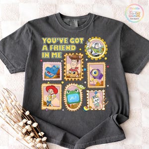 Shirt Toy Story 5 comfortkleuren, shirt I Knew It I Knew You, TS Toy Story 5 T-shirt, shirt comfortkleuren You've Got a Friend in Me afbeelding 4