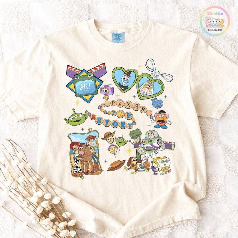 Comfort Colors I Knew It I Knew You Shirt, Disneyland Pixar TS Toy Story 5 Shirt, Toy Story Woody Buzz Lightyear Tee, Toy Story 5 Shirt image 1