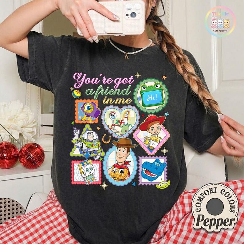 Toy Story 5 Shirt, I Knew It I Knew You Shirt, TS and Toy Story 5 Friendship Shirt, Comfort Colors You've Got a Friend in Me Toy Story 5 Tee image 3
