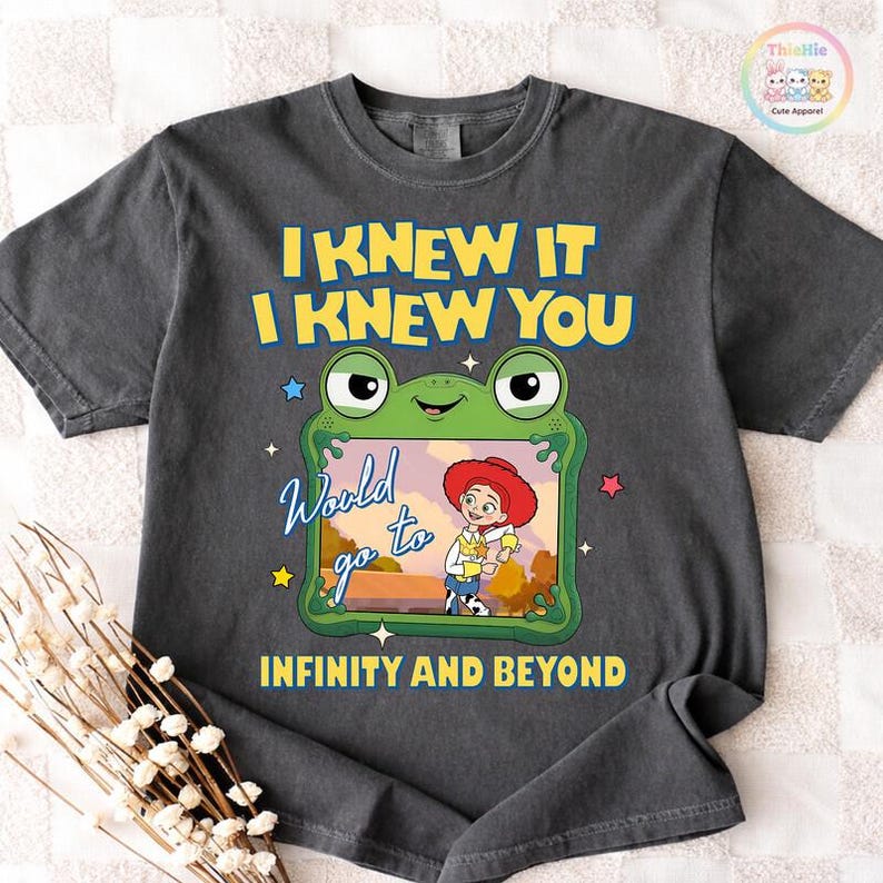 Toy Story 5 Shirt, I Knew It I Knew You Shirt, Infinity and Beyond Tee, TS and Toy Story 5 Friendship Shirt, Woody Buzz Lightyear Shirt image 4