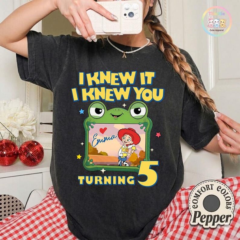Personalized Toy Story 5 Birthday Shirt, I Knew It I Knew You Tee, Long Live TS Toy Story, You've Got a Friend in Me, Disneyland Birthday image 3