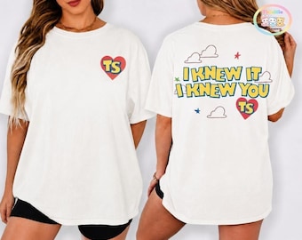 Comfortkleuren Toy Story-shirt, I Knew It I Knew You-T-shirt, TS en Toy Story 5-T-shirt, Woody Buzz Lightyear-shirt, You've Got a Friend-T-shirt