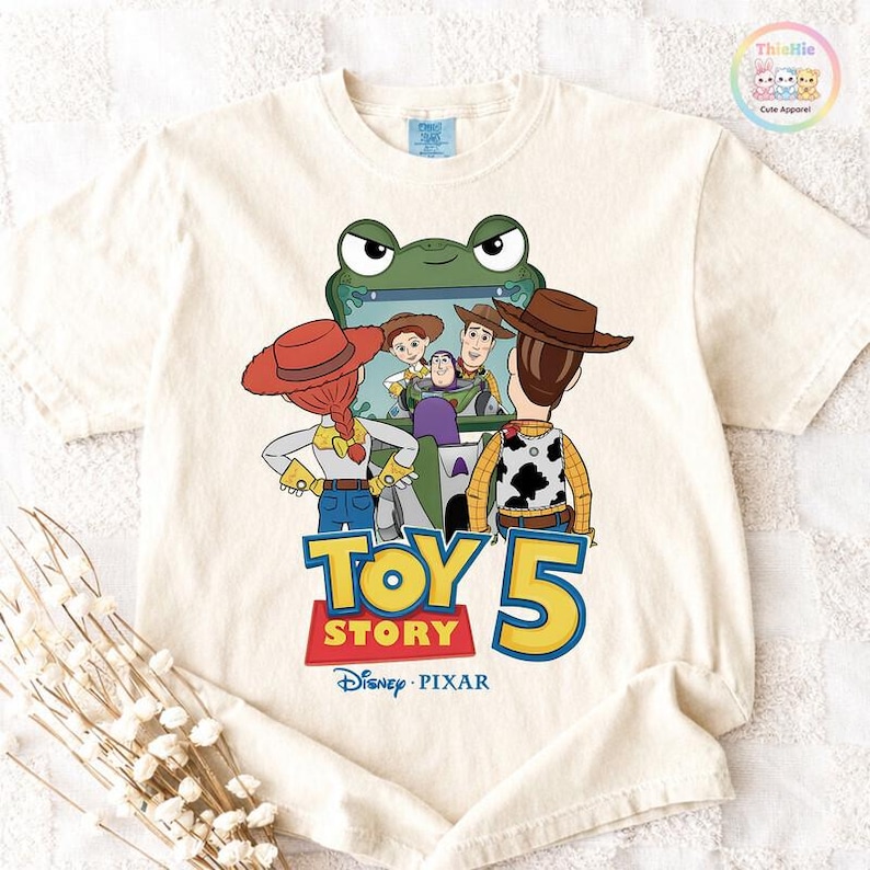 Comfort Colors I Knew It I Knew You Shirt, Disneyland Pixar TS Toy Story 5 Shirt, Toy Story Woody Buzz Lightyear Tee, Toy Story 5 Shirt image 1