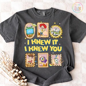 Comfort Colors Toy Story Shirt, I Knew It I Knew You Tee, TS and Toy Story 5 Tee, Woody Buzz Lightyear Shirt, You've Got a Friend Tee image 4