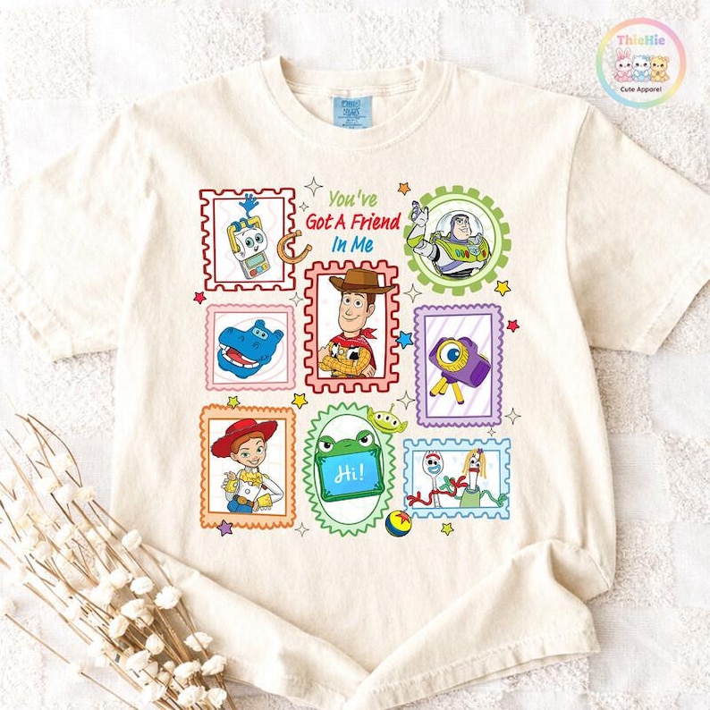 Comfort Colors Toy Story 5 Shirt, I Knew It I Knew You Shirt, TS and Toy Story 5 Shirt, Woody Buzz Lightyear Shirt, You've Got a Friend Tee image 1