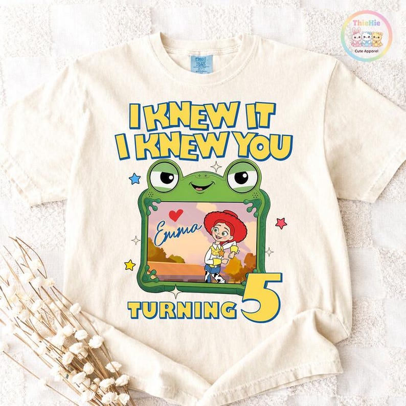 Personalized Toy Story 5 Birthday Shirt, I Knew It I Knew You Tee, Long Live TS Toy Story, You've Got a Friend in Me, Disneyland Birthday image 1