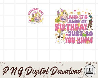 Cumpleaños de la princesa Rapunzel personalizado (PNG), Cumpleaños de Enredados de Disneyland (PNG), Viaje de cumpleaños a Disneyland (PNG), Reino Mágico (PNG)