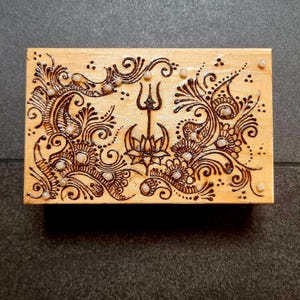 personalised mehndi trinket boxes
