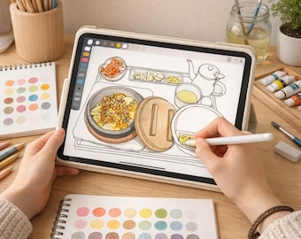 K-Foodぬりえ | 韓国の屋台料理と伝統料理を英語解説付きでご紹介