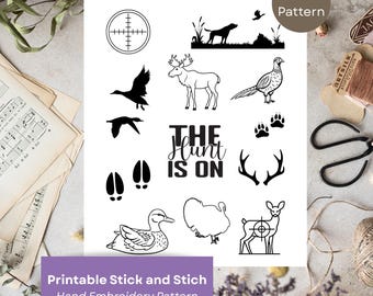 Hunting Embroidery Patterns: Outdoors Stick and Stitch Designs, Wildlife PDF Download